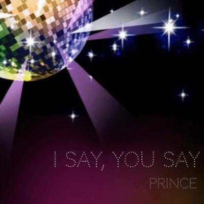 I say, You sayのジャケット写真