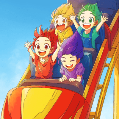 Roller Coaster Romance Front Cover