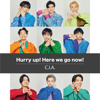 Hurry up!Here we go now!のジャケット写真