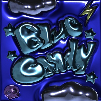Blue Candy (feat. LLYOW) Front Cover