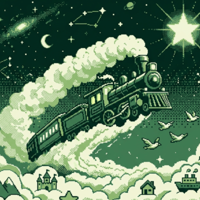 The train moves forward, the smoke remains. Front Cover