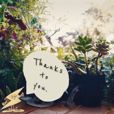Thanks to you Front Cover