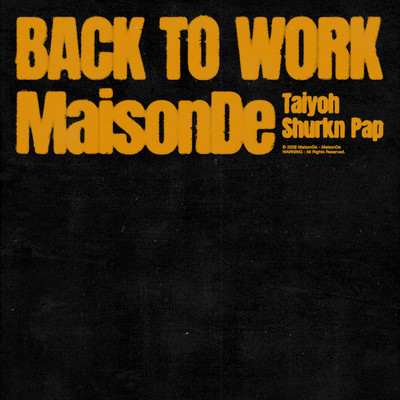 BACK TO WORKのジャケット写真