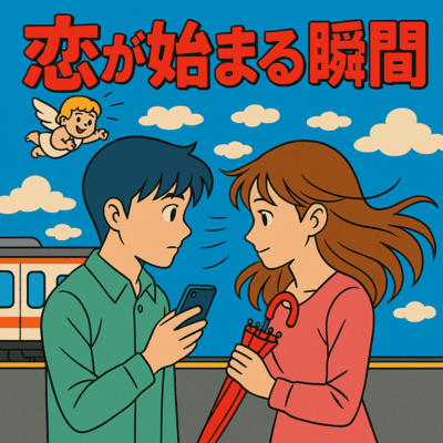 The moment love begins, it's an angel's prank (pop ver) Front Cover