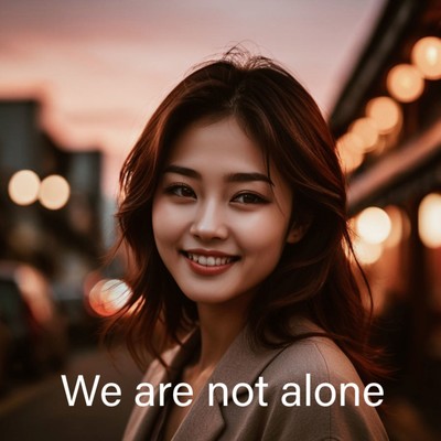 We are not aloneのジャケット写真