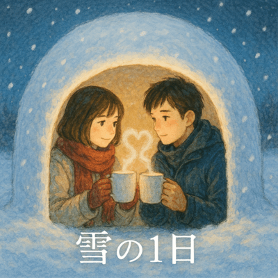 A snowy day Front Cover