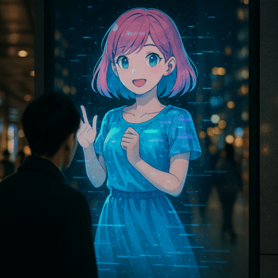 Pop-up Girl Front Cover