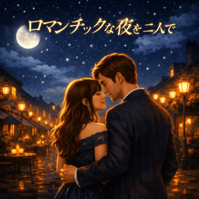 Romantic night the two of us Front Cover