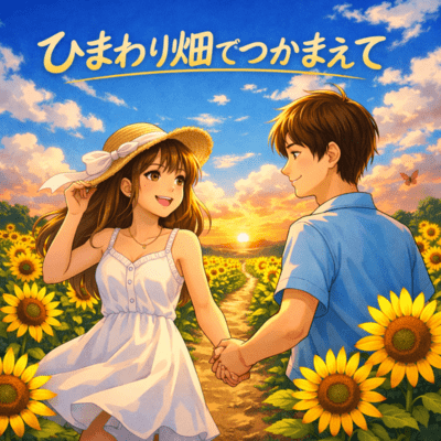 Catch me in the sunflower field Front Cover
