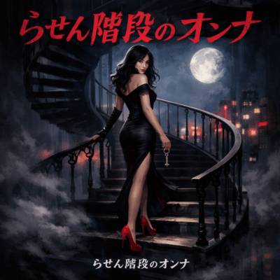 The Woman on the Spiral Staircase Front Cover