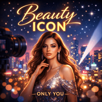 Beauty icon Front Cover