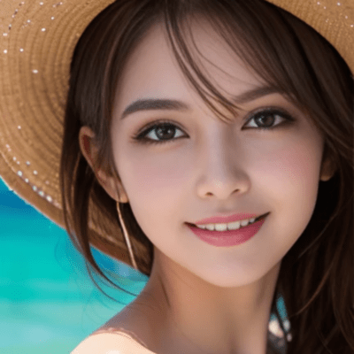 Miss Straw Hat Front Cover