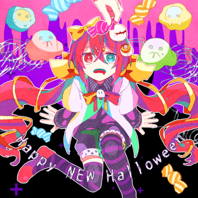 Happy NEW Halloween (feat. 重音テト, 鏡音リン & KIRATORA)のジャケット写真