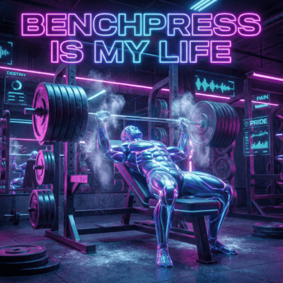 Benchpress Is My Life Front Cover