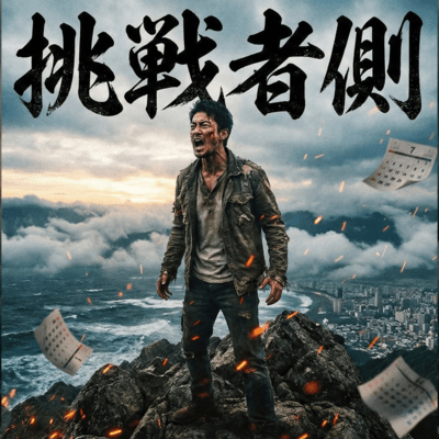 挑戦者側のジャケット写真