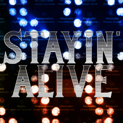 STAYIN' ALIVE (LIVE VERSION) Front Cover