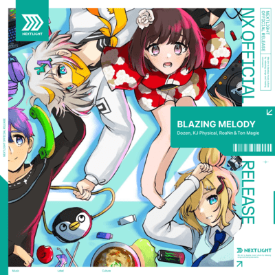 Blazing Melody Front Cover