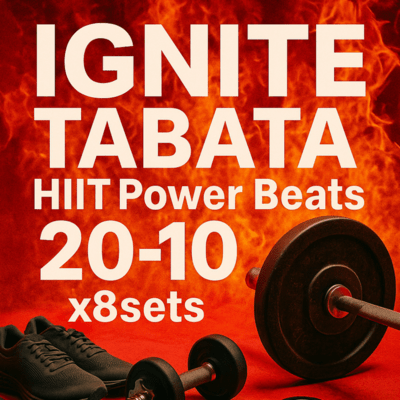 IGNITE: TABATA HIIT Power Beats 20-10x8sets Front Cover
