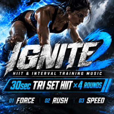 IGNITE 2 HIIT & Interval Training Music (30sec TRI SET Ver.) Front Cover