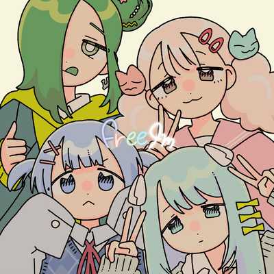 free4m (feat. nyankobrq, YACA IN DA HOUSE, をとは & somunia)のジャケット写真