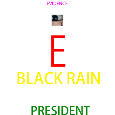 Black Rain President Front Cover