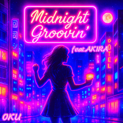 Midnight groovin' (feat. AKIRA) Front Cover