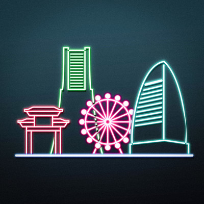 横浜のジャケット写真