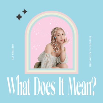 What does it mean? (feat. DJ社長)のジャケット写真