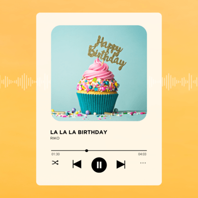 LA LA LA BIRTHDAY Front Cover