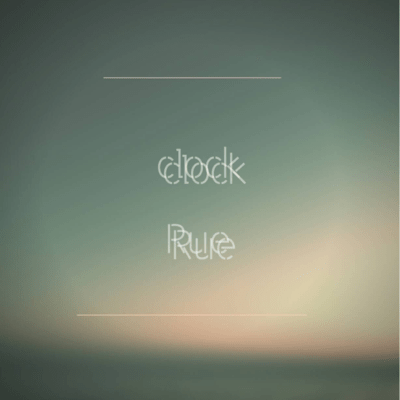 Clock Front Cover