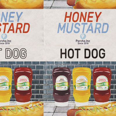 Honey Mustard Hot Dog Front Cover