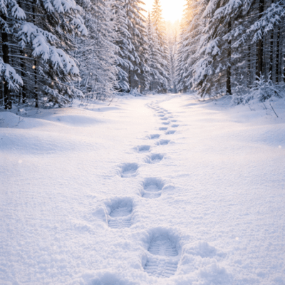 FootPrintsOfWinter Front Cover