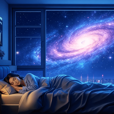 Stellar Dream Journey - Deep Sleep Music - Front Cover