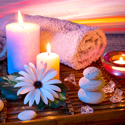 Sunset Spa - Healing Music for Spa, Sleep, Meditation, Yoga - Relaxation Music to Relieve Fatigue and Heal from the Core Front Cover