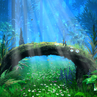 幻想的な森の朝 ~自律神経を整える、ヨガ・瞑想などにも最適なヒーリングミュージック~のジャケット写真