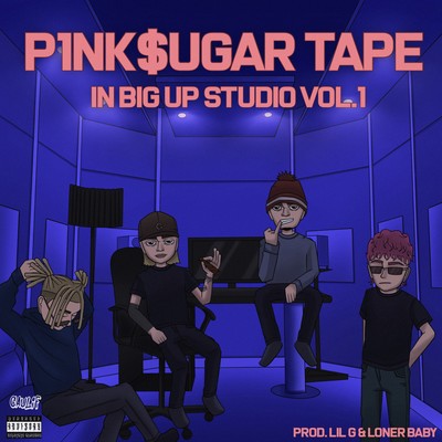 P1NK$UGAR TAPE in BIG UP studio vo.1のジャケット写真