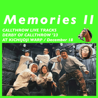 Memories II (Live at kichijoji WARP Dabisuro'23) Front Cover