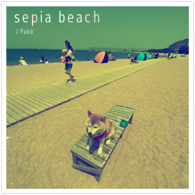 sepia beach Front Cover