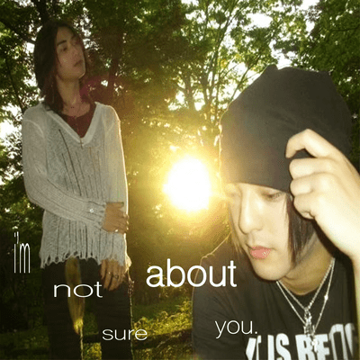 i'm not sure about youのジャケット写真