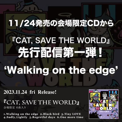 Walking on the edgeのジャケット写真