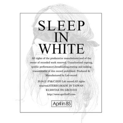 SLEEP IN WHITE Front Cover