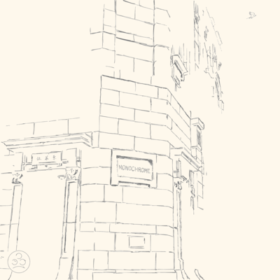 モノクロのジャケット写真